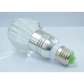 3W E27 Crystal Glass Umbrella 16 Color Change RGB LED Light Bulb Lamp W/remote Control