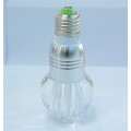 3W E27 Crystal Glass Umbrella 16 Color Change RGB LED Light Bulb Lamp W/remote Control