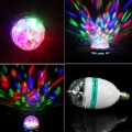 3W E27 3 LED RGB Effect Crystal Ball Party Spot Light Bulb Lamp Voice Activiated