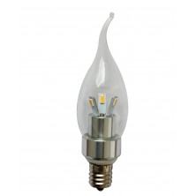 Omailight Dimmable E17 LED Light Bulb Lamp 3w Cool White Bent Tip