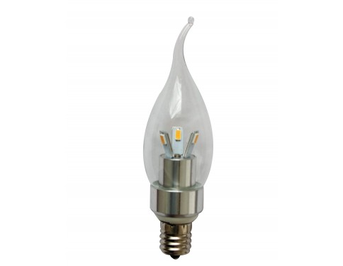 Omailight Dimmable E17 LED Light Bulb Lamp 3w Cool White Bent Tip