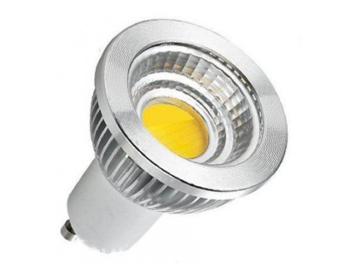 GU10 COB LED Spot Light 5-watt High power 110V Warm white and Non-dimmable 10pcs