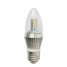 Omailight 1 Piece E26 LED Light Bulb Lamp 5w Warm White Bullet Top