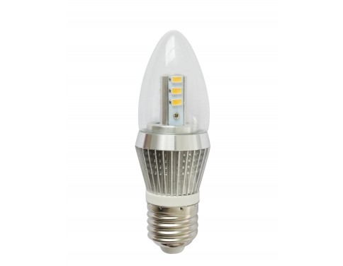 Omailight 1 Piece E26 LED Light Bulb Lamp 5w Warm White Bullet Top