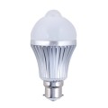 6w PIR LED bulbs, B22 Bayonet Base, Motion Sensor Light Bulbs, 24 Hours Mode, Cool White,LED Smart Bulb [Energy Class A+]