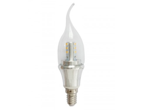 Dimmable E14 LED Light Bulb Lamp 5w Warm White Flame Bent Tip Chandelier light bulbs