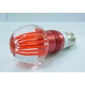 E27 Crystal Glass 16 Color Change RGB 3W LED Light Bulb Lamp w/Remote Control