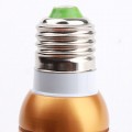 E27 5W RGB Light Golden Shell Remote Controlled LED Crystal Ball Bulb (85-265V)