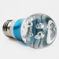 E27 3W RGB Light Bulb Shell LED Crystal Ball Bulb (85-265V)