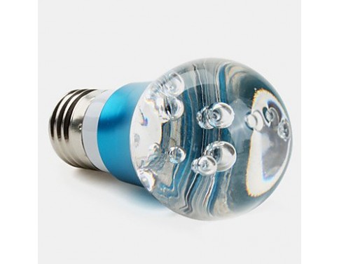 E27 3W RGB Light Bulb Shell LED Crystal Ball Bulb (85-265V)