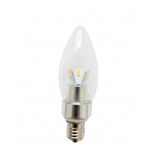 Dimmable E17 LED Light Bulb Lamp 3w Natural White Bullet Top