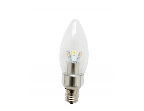 Dimmable E17 LED Light Bulb Lamp 3w Natural White Bullet Top