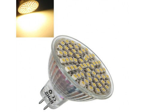 MR16 4W Warm White 360LM SMD 3528 LED Spotlight Bulb 12V DC