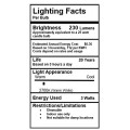 LED Round Bulb with a Candelabra Base, E12, 3 Pack, 230 Lumens, 3 Watts, Warm White, Dimmable, Comes with E26 Adapters, 25 Watt G35 or G45 Equivalent