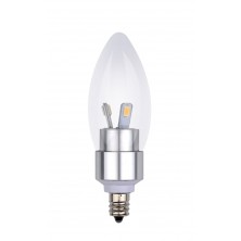 3W LED Candle Bulb, LED Candelabra Light Bulb,25 Watt Replacement, , Candle led, Candelabra LED