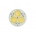 AC/DC 12V 12 Volt 3W 1W x 3 cluster LED light bulb E26 E27 PAR16 screw socket lamp Pack of 3