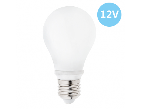 12V LED Light Bulb 7W 630Lm Low Voltage E26 Base 6000K Daylight White AC/DC 12