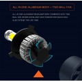 2-Pack 8000lm Xtremely Super Bright 6500K Xenon White High Power Mini 9012 HIR2LL LED Headlight Bulb Conversion Kits Lamps Replacement