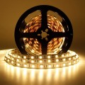 Advanced Full Spectrum CRI97 LED Strip Light, Natural Sunlike Spectrum, SMD 5050 300LEDs 16.4Ft/5M Warm White 3000K-3500K DC12V 72W, Waterproof