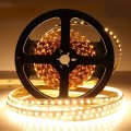 LED Strip Light CRI90 SMD2835 16.4Ft(5M) 300LEDs 60LEDs/M DC12V 60W 12W/M 8mm White PCB Flexible Ribbon Strip with Adhesive Tape Non-Waterproof