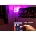 3-in-1 RGB Multi Color LED E11 Floodlight Kit,2 24-Key IR Remote Controls, 3W Color Changing Bulb, Bead Surface Lens, Black, Pack of 6