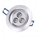 3 W 3 High Power LED 250 LM Warm White Recessed Retrofit Recessed Lights/Ceiling Lights AC 85-265 V