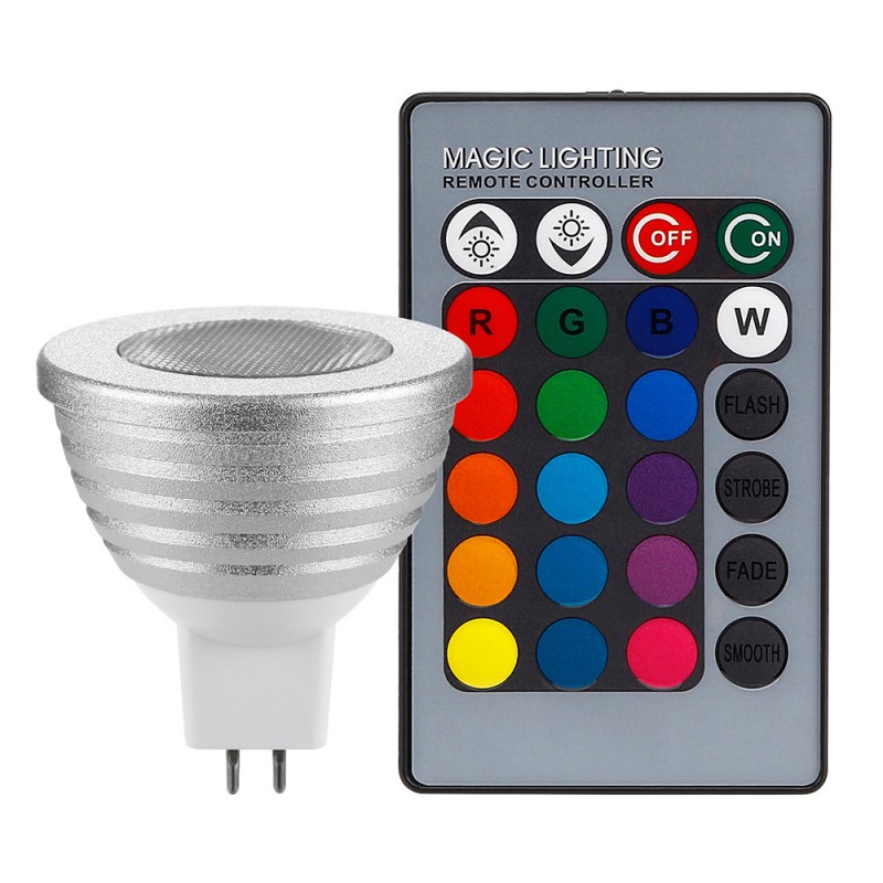 LED 7W Warm White Magic Bulb with Remote Controller and