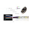 16.4ft (5m) RGB+Warm White Color Changing LED Strip Lights - RGBWW Waterproof Flexible LED Light Strip - 5050 Epistar SMD 300LEDs - Waterproof IP65