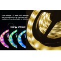 16.4ft (5m) RGB+Warm White Color Changing LED Strip Lights - RGBWW Waterproof Flexible LED Light Strip - 5050 Epistar SMD 300LEDs - Waterproof IP65