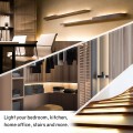 Dimmable Premium OmaiLighting Warm White LED Strip Lights 16.4ft 300 LED 12-Volt DC UL-Listed Tape Backed Flexible Ribbon for Bedroom, Under Cabinet Lighting, Kitchen, Closets, Home Office