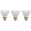 3-LED Light Bulbs HR16 120V E27 MR-16 JDR C Hood Lamp Short Neck E26 (Warm White)