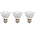 3-LED Light Bulbs HR16 120V E27 MR-16 JDR C Hood Lamp Short Neck E26 (Warm White)