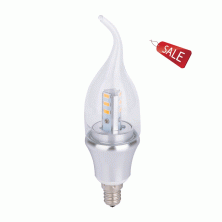 6-Pack LED Candelabra Bulb 6w E12 Light Bulbs 60w 60 watt 3850 - 4250k Natural Daylight Bent Tip