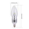 6-Pack E12 LED Candelabra Bulbs 5w 280lm 40w incandescent replacement