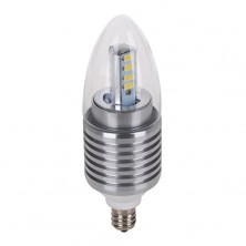 LED Candelabra Bulb 7W, e12 ac110v dimmable Cool Wite 6000K Silver LED Candelabra bulb,e12 bullet top small size led bulb, 60w E12 Candelabra bulbs Replacement