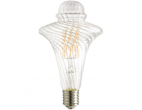 LED/AQ/12W/DIM/22K LED Antique Filament Style 100W Equivalent Chimney Vintage Light Bulb with 2200K Mogul (E39) Base Clear Dimmable