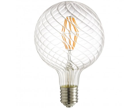 G48/LED/SG/AQ/12W/D/22K/MOG LED Antique Filament Style 100W Equivalent G48 Globe Vintage Light Bulb with 2200K Mogul (E39) Base Clear Dimmable, Warm White