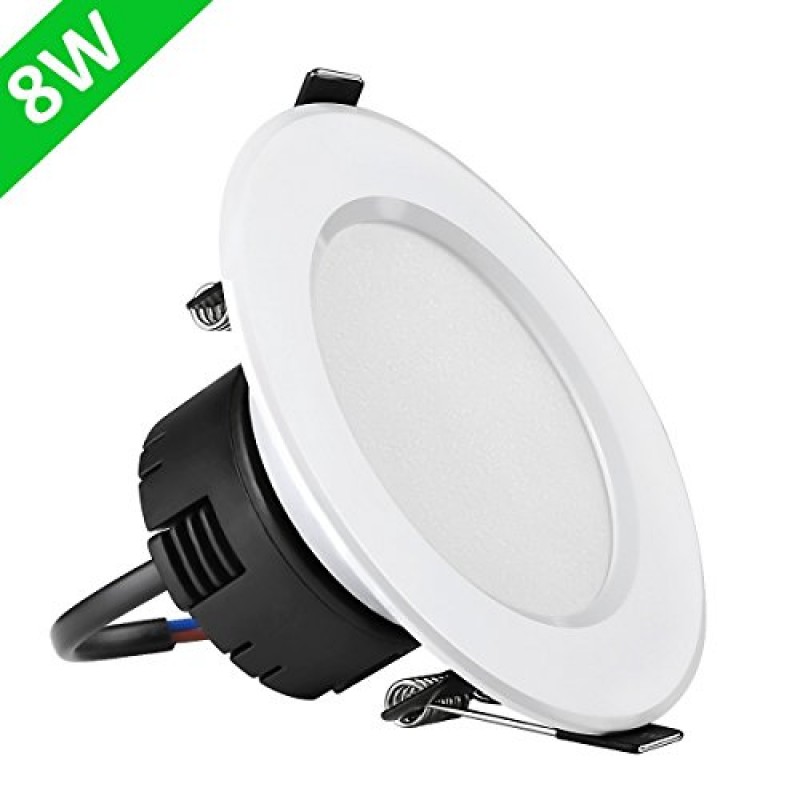 8w 3 5 Inch Led Recessed Lighting 75w Halogen Bulbs Equivalent Driver Included 400lm Warm White 3000k 90 Beam Angle Ceiling Lights Downlight - How To Change Led Bulb In Recessed Ceiling Light Uk