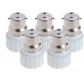 B22 Gu10 Adapters Lamp Light Base Converters 5 Pieces Bayonet Base Convert to Gu10 Base B22 to Gu10