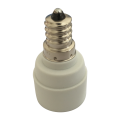 OmaiLighting 6-Pack White Candle Candelabra E12 Base to Intermediate E17 Base Light Fixture Bulb Socket Adapter Reducer