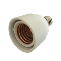 OmaiLighting 6-Pack White Candle Candelabra E12 Base to Intermediate E17 Base Light Fixture Bulb Socket Adapter Reducer