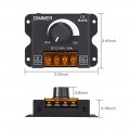 DC12V- 24V PWM Dimmer Knob ON/OFF Switch with Aluminum Housing, Single Channel 30A Dimming Controller for Single Color LED Strip Lights, 5050 3538 5630 light strips