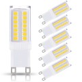 G9 LED Light Bulbs, 5W (40W Halogen Equivalent), 400LM, Daylight White (6000K)