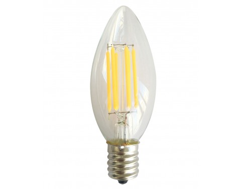 6-Pack Dimmable Filament Intermediate Base led e17 candle bulb 60w torpedo light bulbs