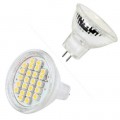 5 MR11 GU4 Warm White 24 SMD LED Office Spot Light Lamp Bulb Energy Saving 12V