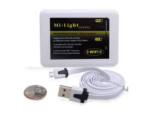 DC5V, LED WIFI controller Hub Via IOS or Android Smart Phone Tablet PC For RGB LED Lighting