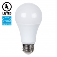 Dimmable A19 LED Light Bulb, 9.5W (60W Incandescent Equivalent), 2700K Soft White, 800lm, E26 Base