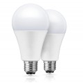 LED 3-Way A21 Light Bulbs, Bedside Lamp Bulbs, Energy Star & UL-Listed,  50/100/150W Equivalent, Dimmable E27 Base LED Light Bulb for Floor Lamp, Table Lamp, Desk Lamps, Pack of 2