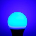 A19 Blue LED Bulbs, E26 Base Colored Holiday Lights, 9W(60W Equivalent), 580LM, Mood Lighting for Home Decoration, Bedroom, Bathroom