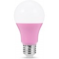LED Pink Light Bulb, 45W Equivalent, Pink LED Chips, A19 Light Bulb with Medium Base